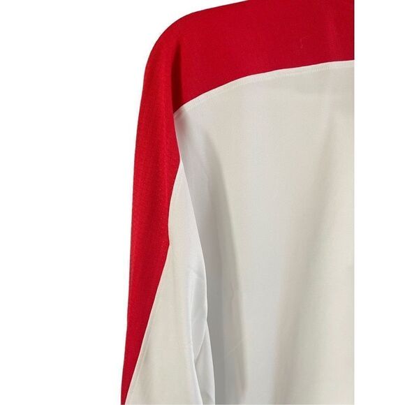 Under Armour Mens White Red 1/4 Zip Maryland Terrapins Pullover Size Large - Picture 3 of 8